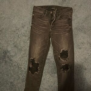 Black American eagle jeans. Size 2 regular
